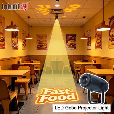Lâmpada de Projeção de Logotipo de Imagem Personalizada de 40W LED Projetor de Gobo Interior