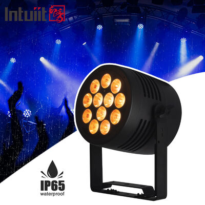 12*20W RGBWA+UV 6in1 LED Par Light IP65 Área exterior à prova d'água DMX512 Iluminação de palco para festa de DJ de casamento