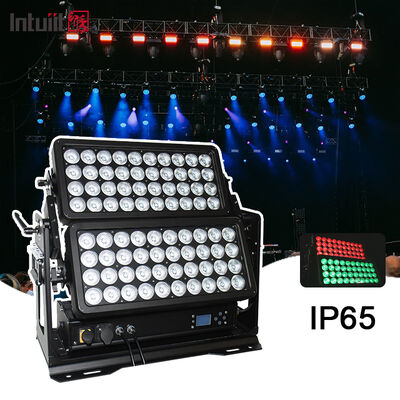 Profissional exterior IP65 800W RGBW 4-em-1 LED Lava-parede de duas camadas Paisagem Arquitetônica Lava Luz para Cidade Cor