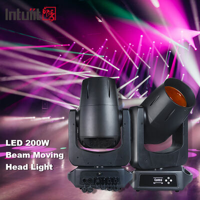 200W LED Beam Moving Head Light IP66 Iluminação de palco exterior à prova d'água DMX512 Controle para edifício de hotel Landmark Parque temático Show