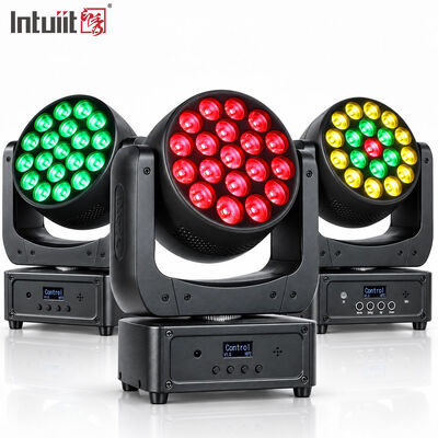Luz de Cabeça Móvel RGBW 4 em 1 19x8w Dj Disco Led Luzes de Palco