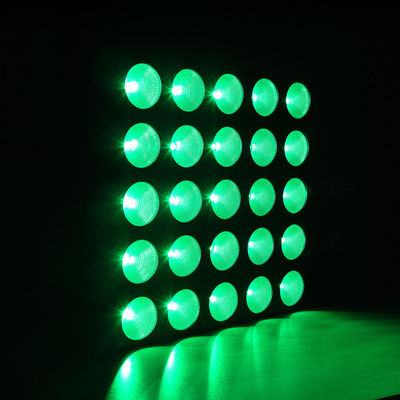 9W RGB 3 em 1 antolho 5×5 da matriz do diodo emissor de luz