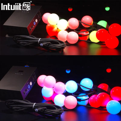 As multi luzes IP54 feericamente coloridas obstruem em 45m a lâmpada do Natal de 60 diodos emissores de luz RGB