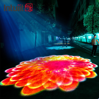 luz dinâmica de Logo Outdoor Street Landscape Advertising do projetor de luz do Gobo da onda de água do diodo emissor de luz 400W