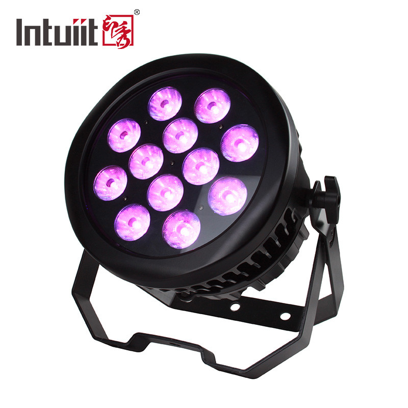 luz conduzida impermeável RGBW 4 da paridade 12x10w em 1 luz da lavagem da fase DMX512