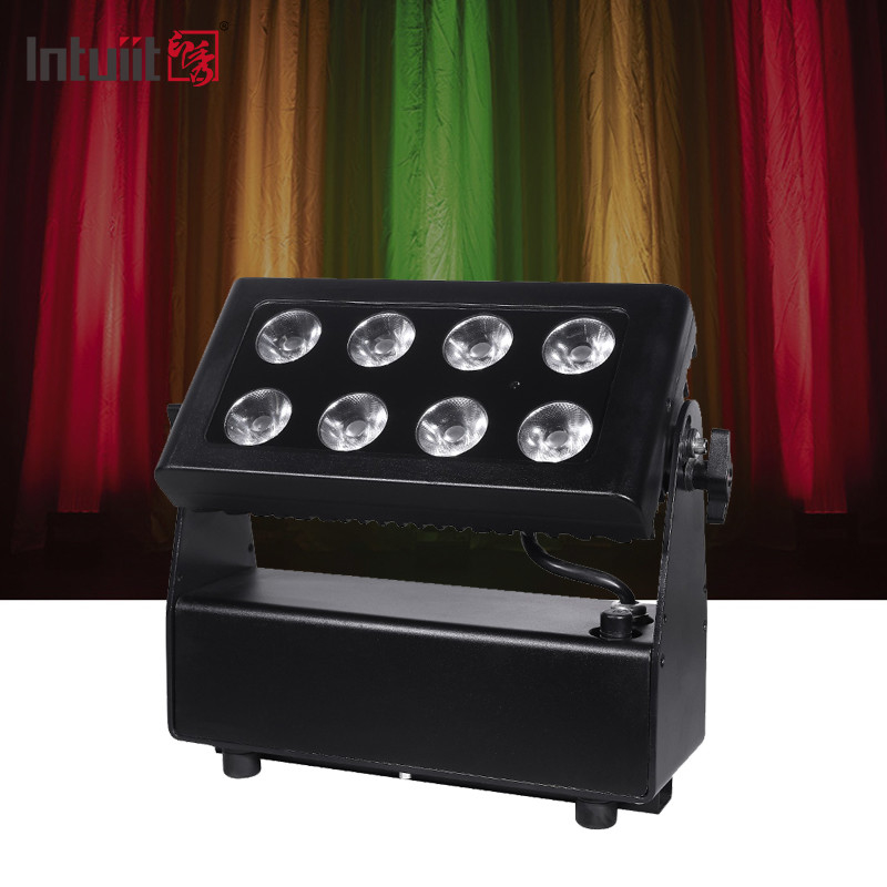 8*15W luz de cor da cidade RGBW 4in1 ip65 resistente à água edifício alto luz de lavagem de parede LED luz de cor da cidade