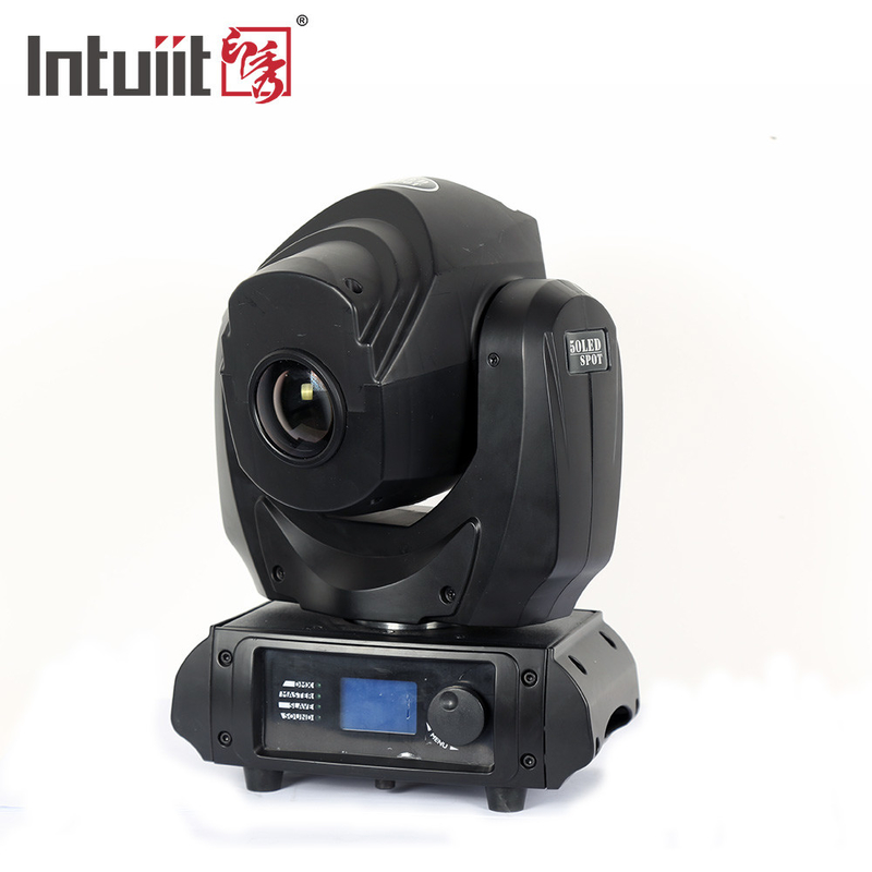 LED 50w Gobo Moving Head Spot Light Luz de palco para clube DJ Iluminação de palco Festa Disco Evento de casamento