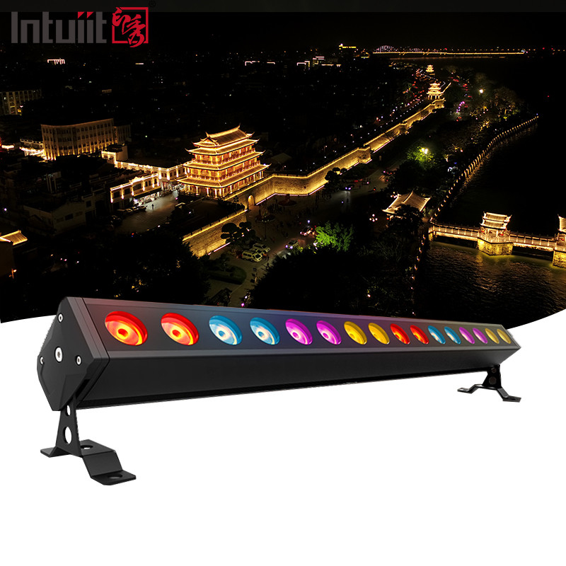 Casa de Alumínio de Alta Qualidade Área exterior impermeável IP65 16x5w LED Lava-parede Luz linear