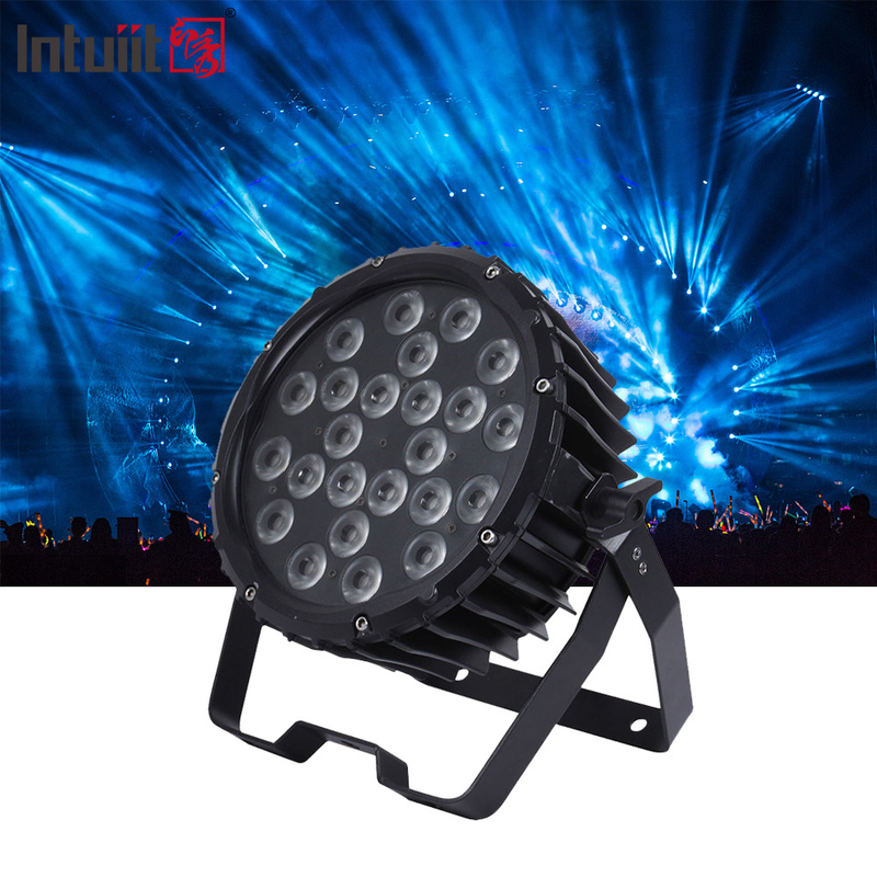 82w conduziu a paridade magro pode Uplights a luz DMX512 do DJ da lavagem da fase do disco da luz do evento do Rgb