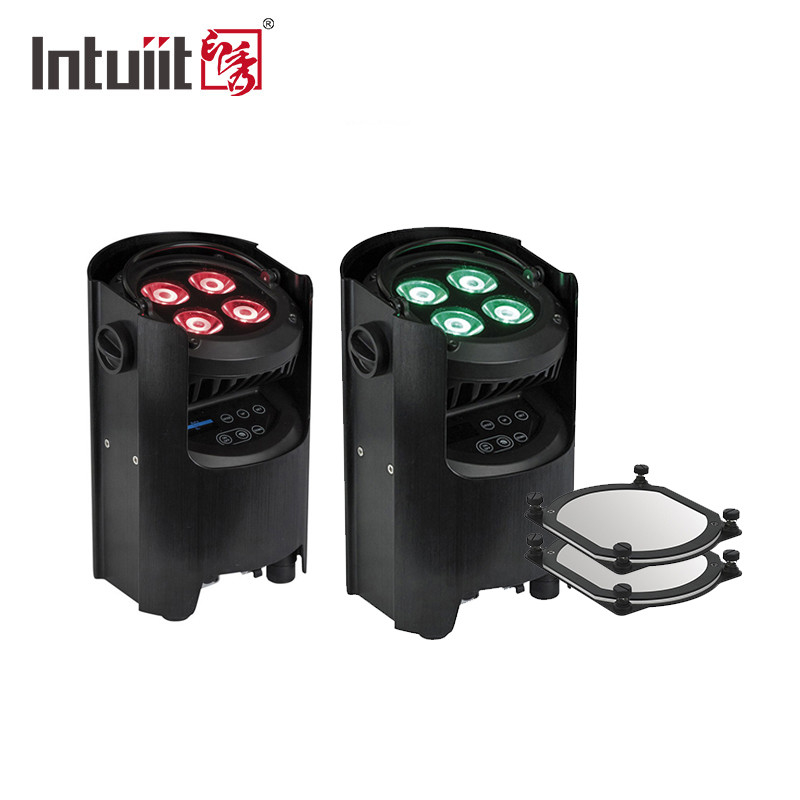 4x12W 4-em-1 RGBW Dj Wedding Bateria alimentada por LED Uplight WIFI Wireless Dmx discoteca Stage par Lights