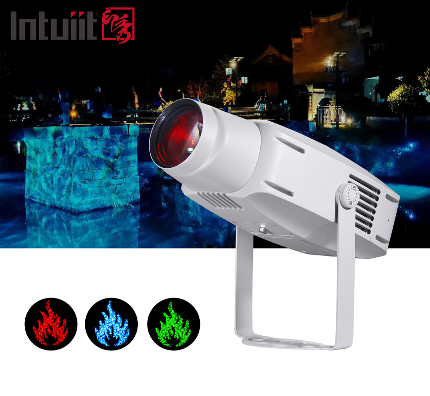 Publicidade Parque temático ao ar livre Dynamic Water Ripple Projection Light Waterproof 400w Led Water Wave Effect Projector