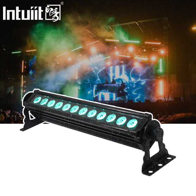 12X3W Novo design Limpador de parede LED exterior IP65 impermeável DMX RGBW Limpador de parede LED Luz para edifícios arquitetônicos