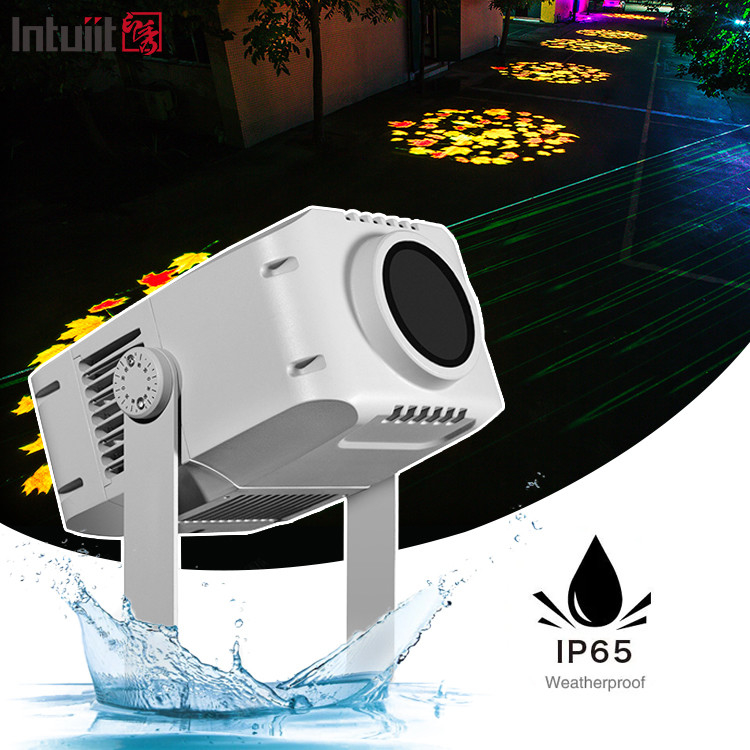 Impotente 100W Logotipo personalizado Publicidade Gobo rotativo Projector Luz Publicidade exterior