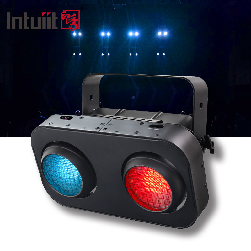 200W 2in1 Eyes LED COB Iluminação do público para DJ Disco Bar Club Ring Stage Blinder Lights