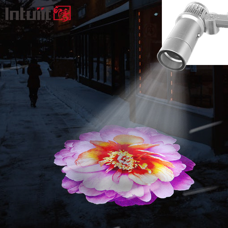 60 Watts Logotipo personalizado GOBO Projector Lights Outdoor LED GOBO Projector Lamp IP65 Impermeável Para Negócios Loja de frente Publicidade E Casamento