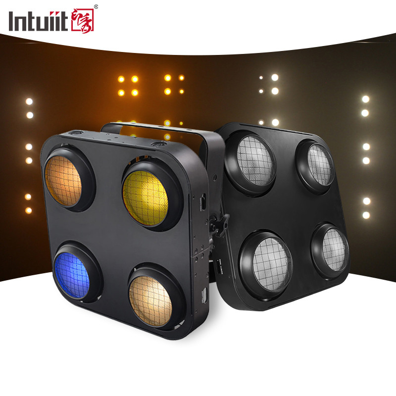 4X90W 4 Eye Led Cob Blinder Light Amber Warm White 2In1 Ip65 Lâmpada de palco LED à prova d'água