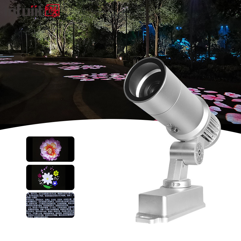 Lâmpada de projeto de Gobo de publicidade à prova d'água ao ar livre de rotação de padrão de 60W