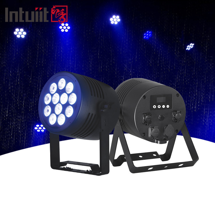 12*20w RGBWA+UV LED Outdoor Uplights à prova d'água Wireless Dmx Battery Par Light para decoração de casa Efeitos de palco Eventos Clube