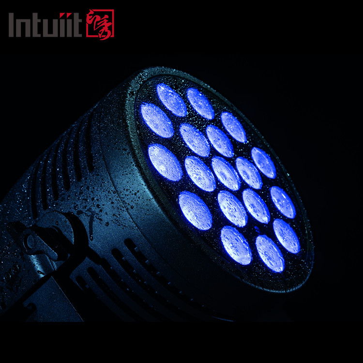 18pcs*20w Led Par Can Light com Rgbwa+Uv variável 6In1 para parque temático DJ Bar Stage