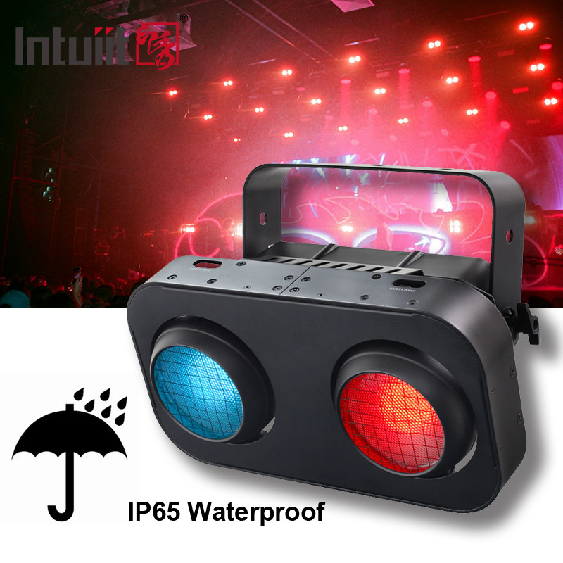 Super Brilhante Branco Quente 100W Dois Olhos 200w Audiência Cego Luz de Palco COB LED Equipamento de Iluminação para evento de festa