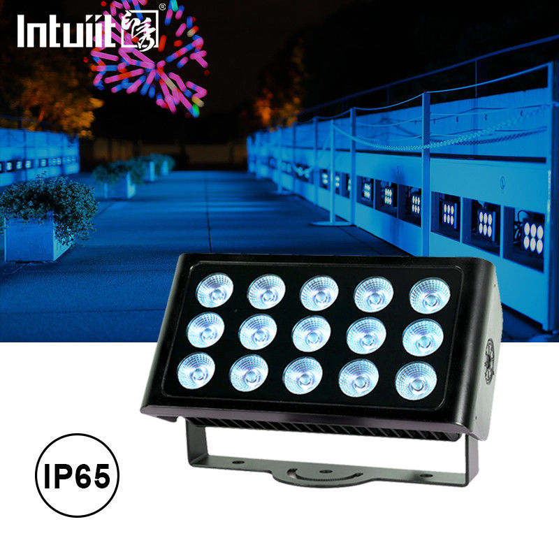 Lâmpada de inundação LED de 80W IP65 quadrada DMX RGBW LED para fachada de edifício