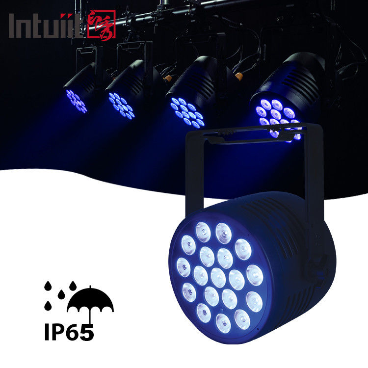 Lâmpada LED IP65 LED Rgbwauv 18*20w DMX para Parque Iluminação de Eventos