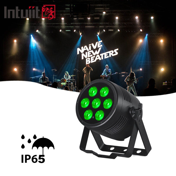 7x20W RGBWAUv 6in1 Par Uplight LED Par Iluminação de palco