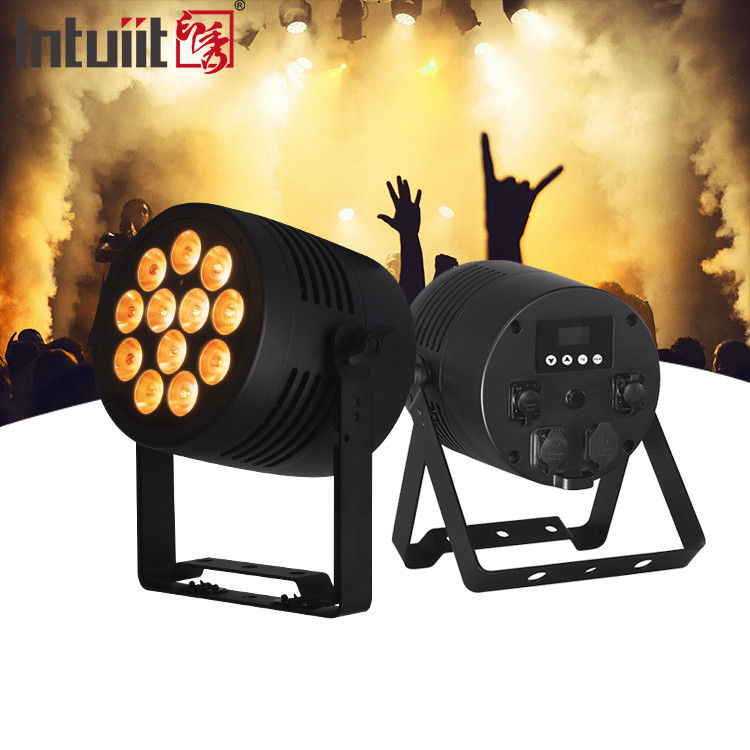 12x20W RGBWAUV 6in1 DMX Control LED Par Light Luzes de palco DJ Club