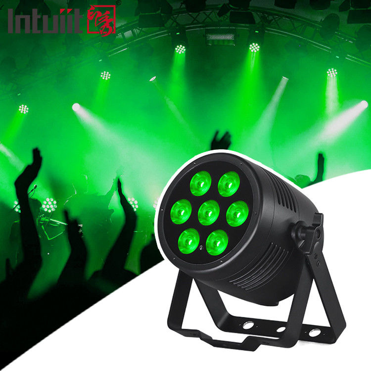 7x20W Rgbwauv Led Stage Par Light Dmx512 Control Par Light para Eventos Casamento Igreja Stage Party Par Lights