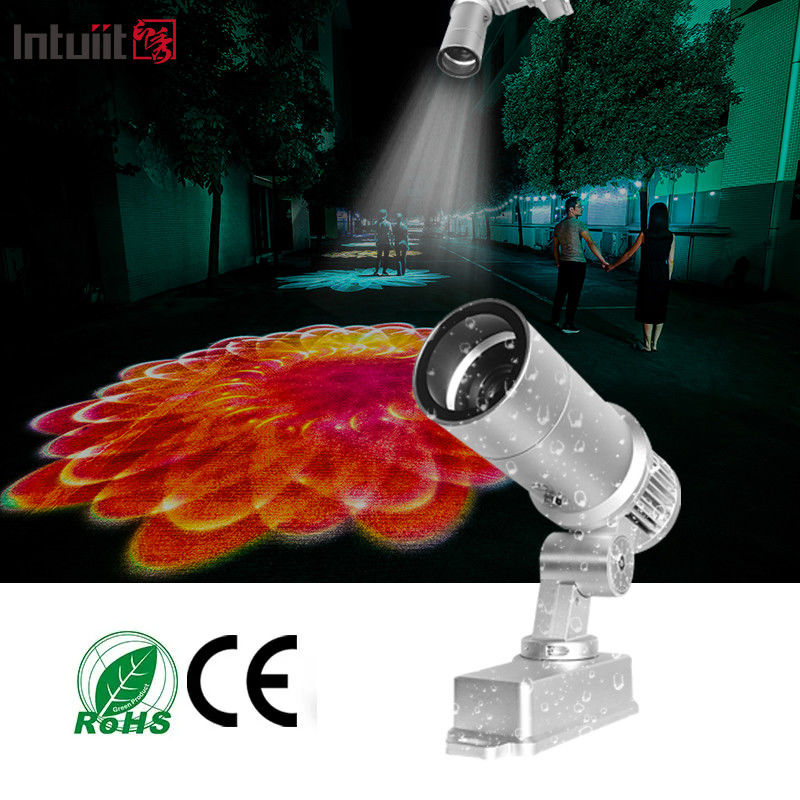Projeto de logotipo IP65 à prova d'água Luz de Natal ao ar livre 60w LED Projeto de logotipo Gobo Luz de publicidade ao ar livre
