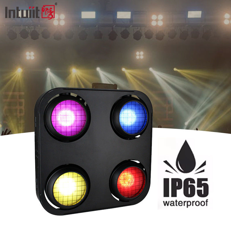Iluminação de palco LED RGB controlada por DMX512 de 4x90w, à prova d'água, com corpo de alumínio IP65