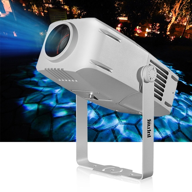 Luz LED de Ondas de Água Dinâmicas Azuis IP65 para Exterior, Lâmpada de Efeito Ripple para Palco, Logotipo de Publicidade e Projetor Gobo