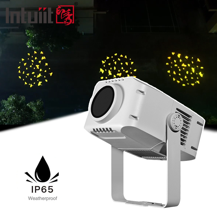 Projetor Gobo Personalizado de 100w IP65 de Alta Luminosidade LED para Publicidade Exterior Luzes de Natal Projetor de Logotipo Publicitário