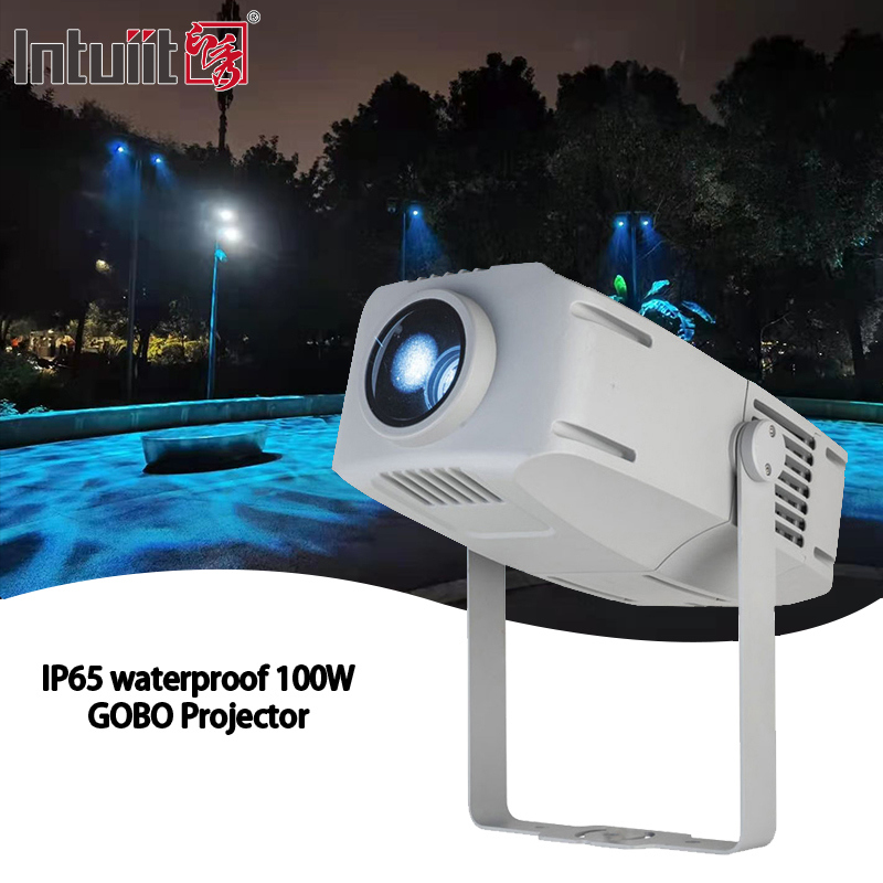 100W Efeito de Ondas d'Água Lâmpadas de Ondulação do Oceano IP65 LED Projector Gobo para Edifício de Publicidade com Luz de Ondas d'Água