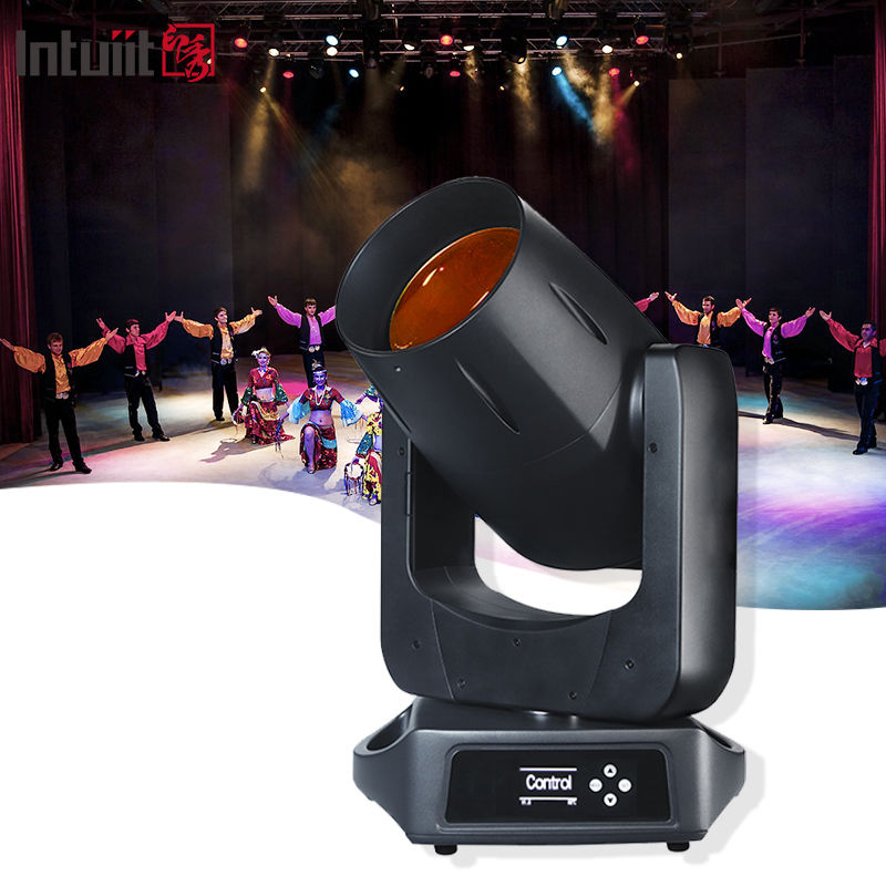 Luzes de palco com cabeça móvel à prova d'água com feixe de 200W IP66, luz de cabeça móvel com feixe para DJ ao ar livre DMX