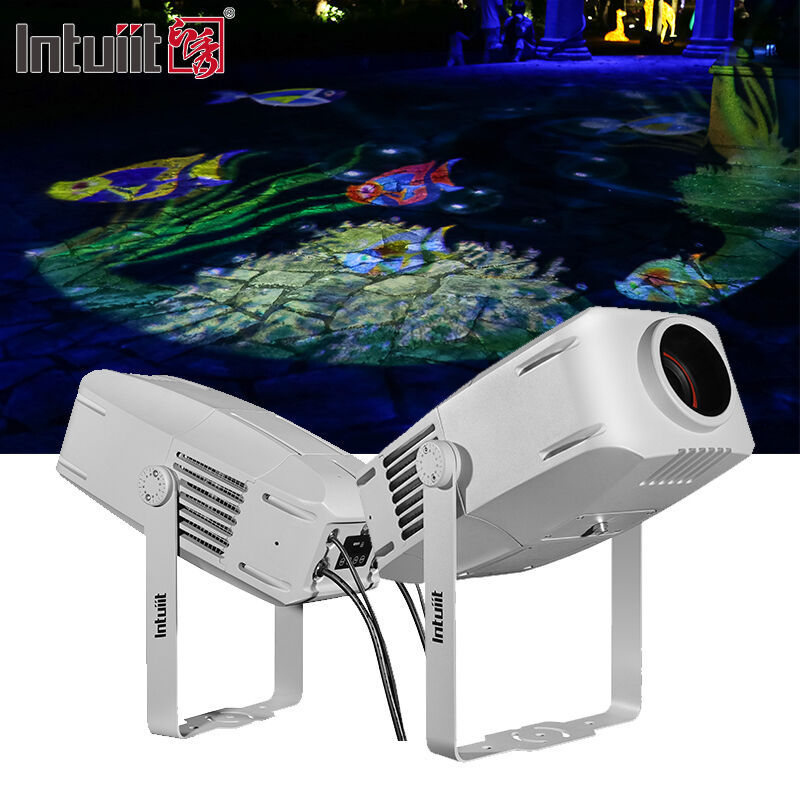 Luzes de publicidade ao ar livre 100W a 400W Led Gobo Light Business Sign Wall Projection Lamp
