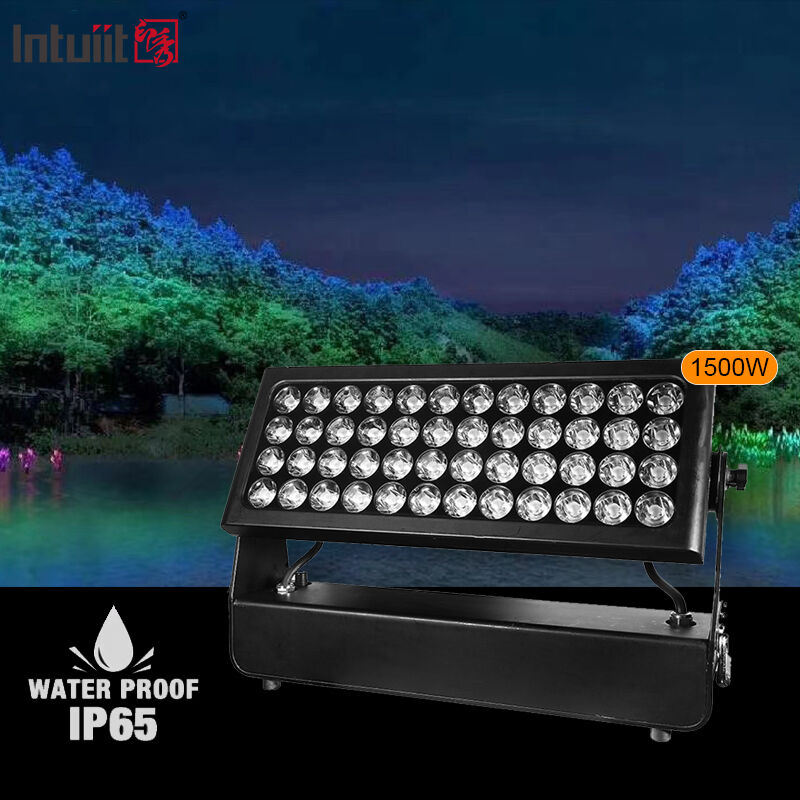 Fábrica por atacado 2000W LED Flood Light Outdoor IP65 48x40W RGBW 4in1 Arquitetura Wash Light para Projeto de Embelezamento da Cidade