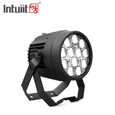 Luz RGBW DMX 12*10W 4 do disco do diodo emissor de luz da paridade do zumbido em 1 luz conduzida da paridade da fase do zumbido