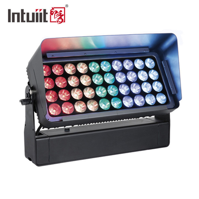 Iluminação exterior impermeável da cor da construção da cidade IP65 da luz da arruela da parede da inundação do diodo emissor de luz In1 de 40X10W DMX RGBW 4