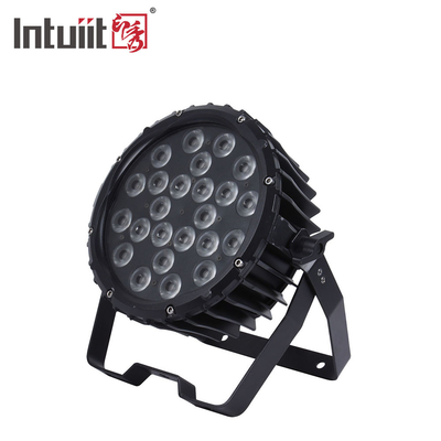 24x3W RGB 3 em 1 paridade exterior do diodo emissor de luz pode fase ilumina o controle de DMX para o concerto do banquete de casamento