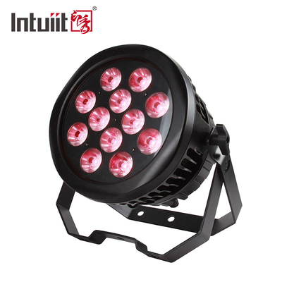 Dmx Wash 4 em 1 Par 12x10w LED par Can Luzes de palco Casamento 120w Rgbw IP65 Luz led up