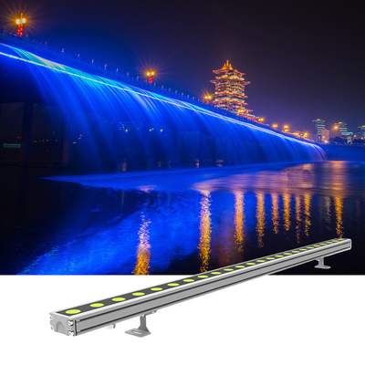 A barra Ip65 conduzida impermeável exterior lava Rgbw 4 em 1 arruela conduzida 36w da parede 16pcs