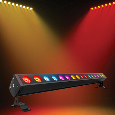 Auto Running DMX Control Luz de palco LED 1 metro 16 * 5W Rgbw Barra de luz de lavagem de parede exterior