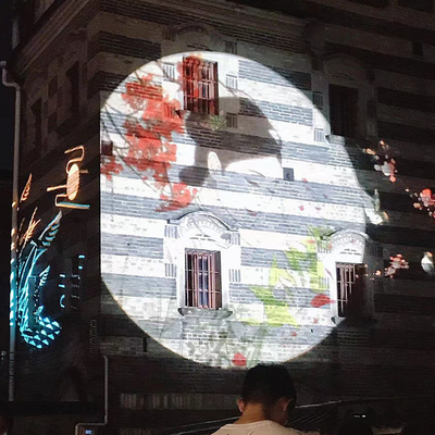 Parque temático Edifício alto 400W Projetor Gobo exterior Iluminação de efeito LED personalizada