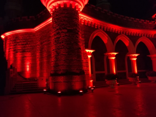 O projeto do castelo dos desenhos animados de Fantawild conduziu a luz 82W da fase para a barra de luz conduzida do ponto da arruela da parede