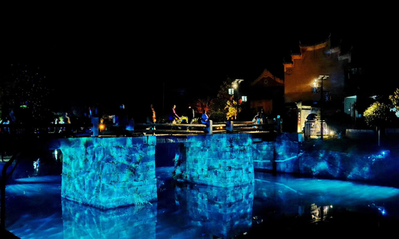 60watt White Led Outdoor Water Wave Floor Light For Towns Projeto
