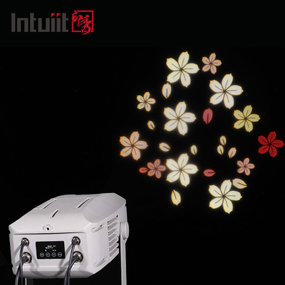 Projeção de logotipo personalizado de laser à prova d'água exterior porta interior projector gobo giratório de solo 400w luz de palco led