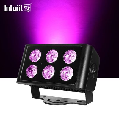 6*5W IP65 RGBW Luz de Inundação LED de Estágio Para Iluminação de Parques de Construção de Ponte