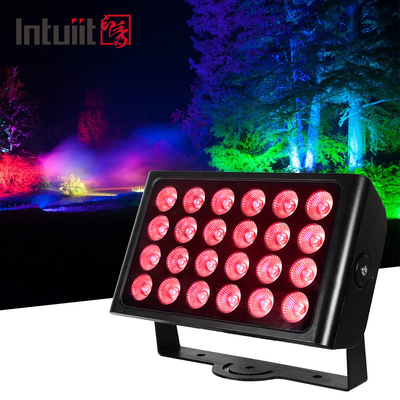 24PCS 160W luz de cor da cidade RGBW 4in1 ip65 impermeável lavagem de edifícios altos led luz de palco de cor da cidade