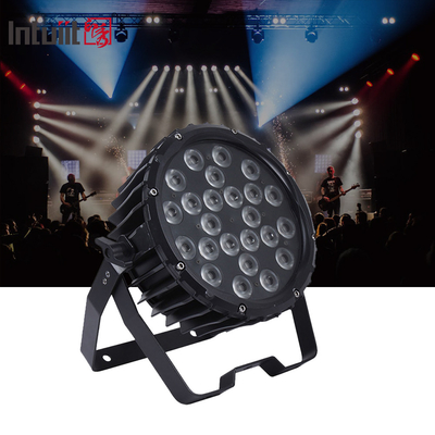 Luz de palco profissional 82W RGB 24*Tri-3W Indoor DMX512 Slim Flat Led Par Light